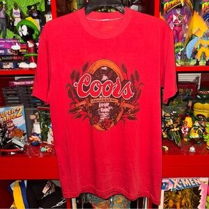 Vintage 80’s Coors Light x Single stitch T-shirt